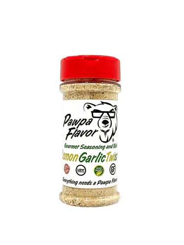 Pawpa Flavor Seasonings and Rubs Medium 5.25oz Lemon Garlic Twist